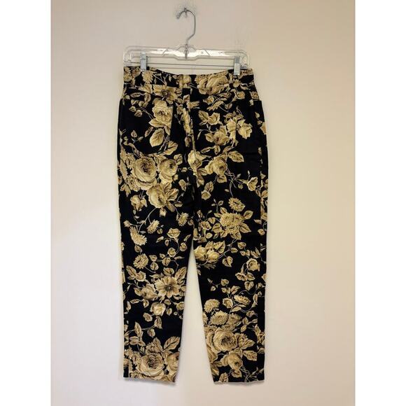 Lauren Ralph Lauren 100% Linen Floral Roses Pants 6P - Picture 3 of 5